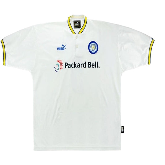 Leeds United 1996-99 Home Shirt (M) (Excellent)_0