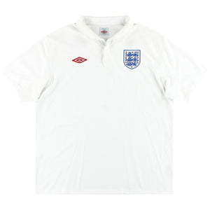 England 2009-10 Home Shirt (XL) (Excellent)_0