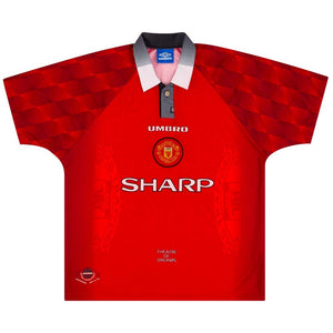 Manchester United 1996-98 Home (M) (Very Good)_0