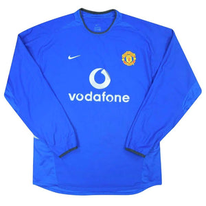 Manchester United 2002-03 Long Sleeve Third Shirt (Excellent)_0