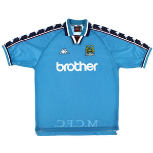 Manchester City 1997-99 Home Shirt (L) (Excellent)_0