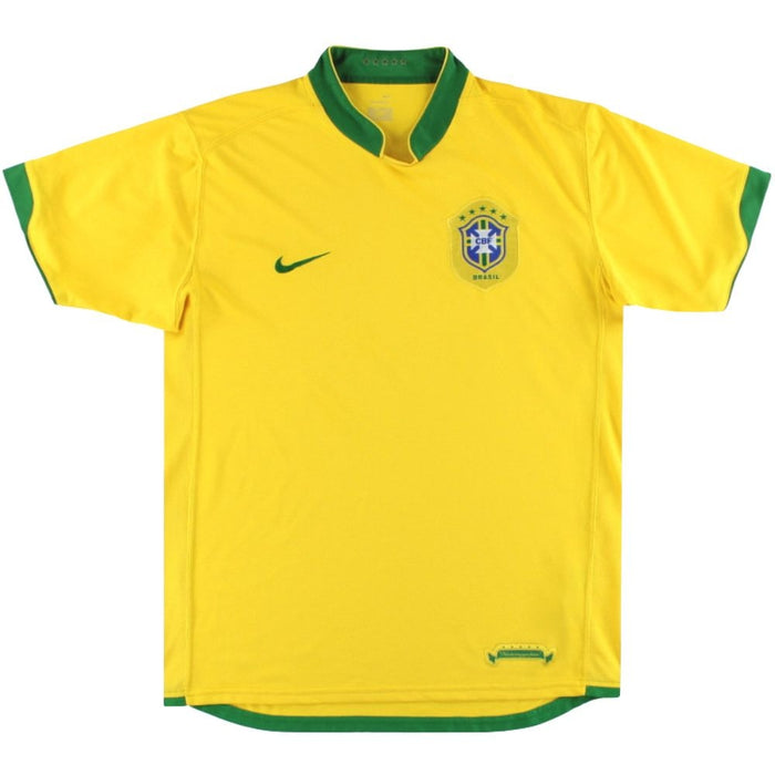 Brazil 2006-2008 Home Shirt (XL) (Very Good)