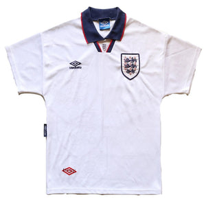 England 1993-1995 Home Shirt (XL) (Very Good)_0
