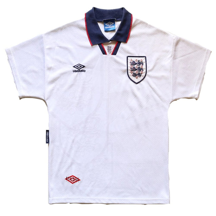 England 1993-1995 Home Shirt (XL) (Very Good)