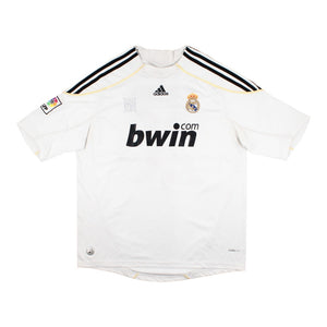 Real Madrid 2009-10 Home Shirt (S) (Fair)_0