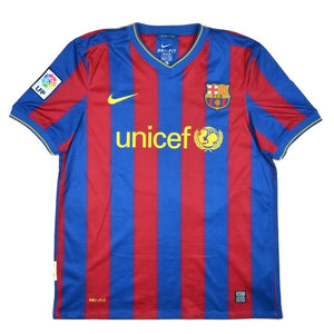 Barcelona 2009-10 Home Shirt (S) (Very Good)_0