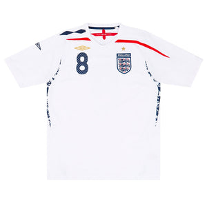 England 2007-09 Home Lampard #8 (M) (Fair)_0