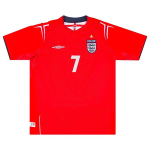 England 2004-06 Away Shirt (Beckham 7) (M) (Very Good)_1