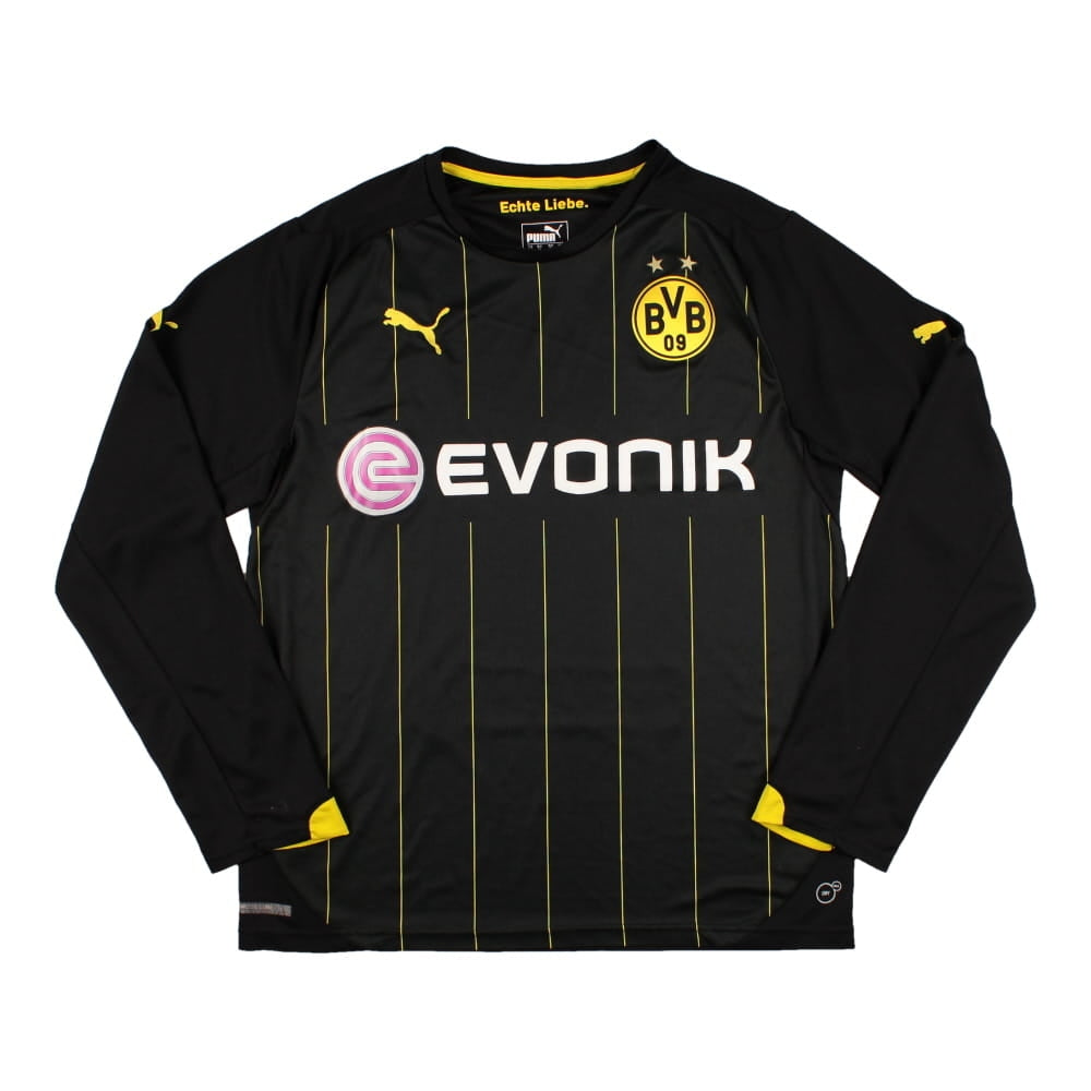 Borussia Dortmund 2014-16 Long Sleeve Away Shirt ((Very Good) M