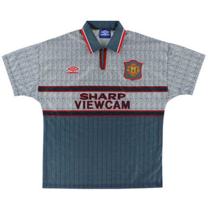 Manchester United 1995-1996 Away Shirt (L) (Excellent)_0