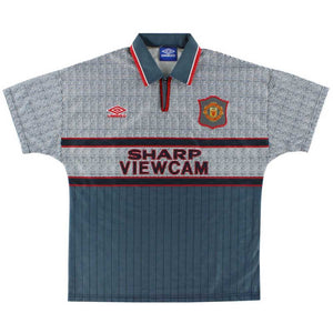 Manchester United 1995-1996 Away Shirt (L) (Excellent) (Sharpe 5)_2