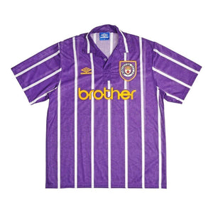 Manchester City 1992-1994 Away Shirt (XL) (Excellent) (Rocastle 7)_2