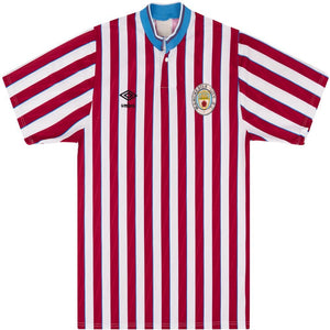 Manchester City 1988-89 Away Shirt (M) (Excellent)_0