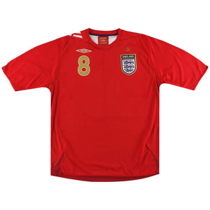 England 2006-08 Away Lampard #8 (XL) (Excellent)_0