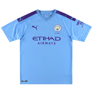 Manchester City 2019-20 Home Shirt (Excellent)_0