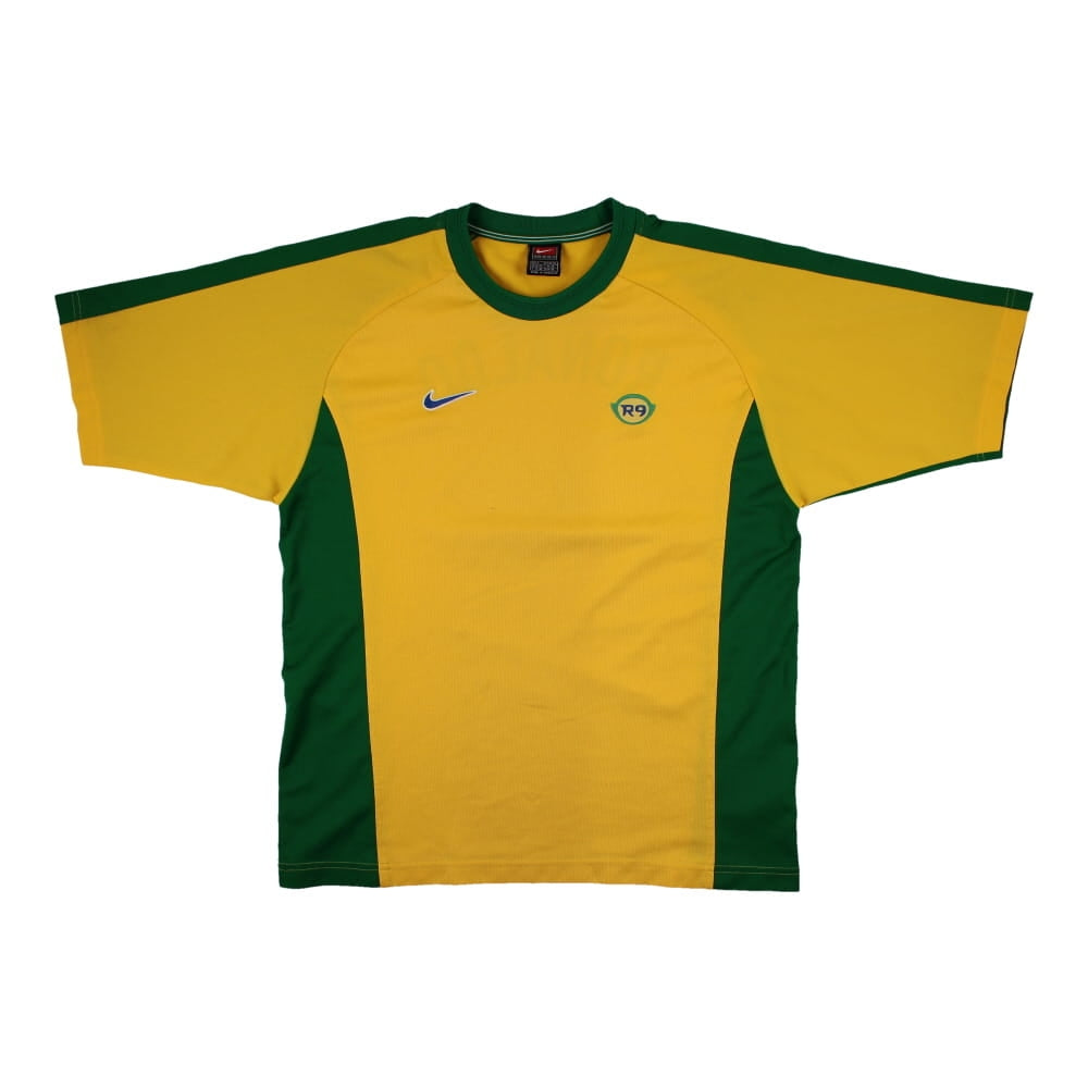 Ronaldo (R9) 1998-00 Brazil Nike Football Training Shirt (S) (Very Goo ...