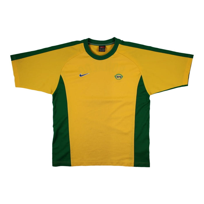 Rare Vintage Nike Ronaldo R9 T-shirt Football Soccer Yellow Shirt Brazil  Jersey Vintage Nike Center Swoosh Shirt 1990s Youth XL Fits Men S/M -   Canada