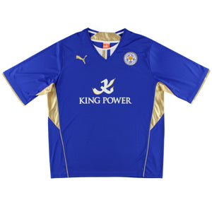 Leicester City 2013-14 Home Shirt (XLB) (Very Good)_0