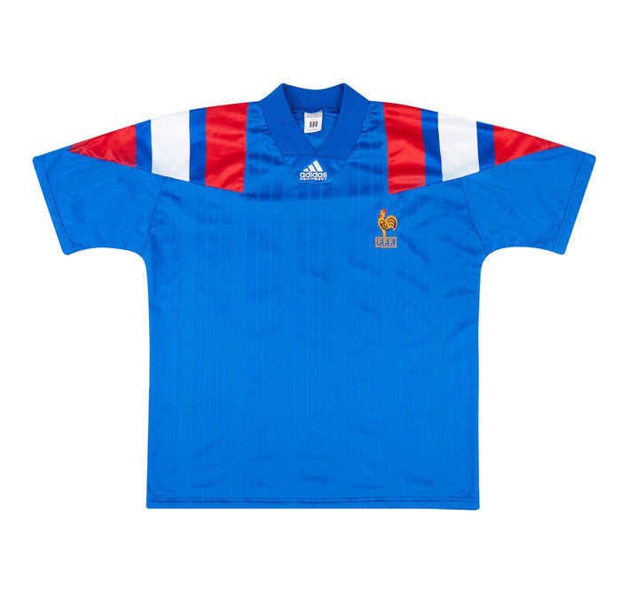 France 1992-94 Home Shirt (S) (Excellent)
