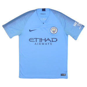 Manchester City 2018-19 Home Shirt (M) (Fair)_0