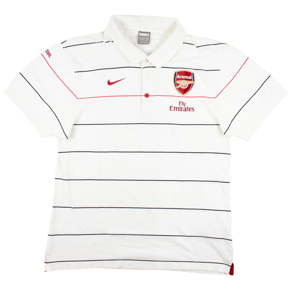 Arsenal 2008-09 Nike Polo Shirt. (L) (Excellent) – Classic