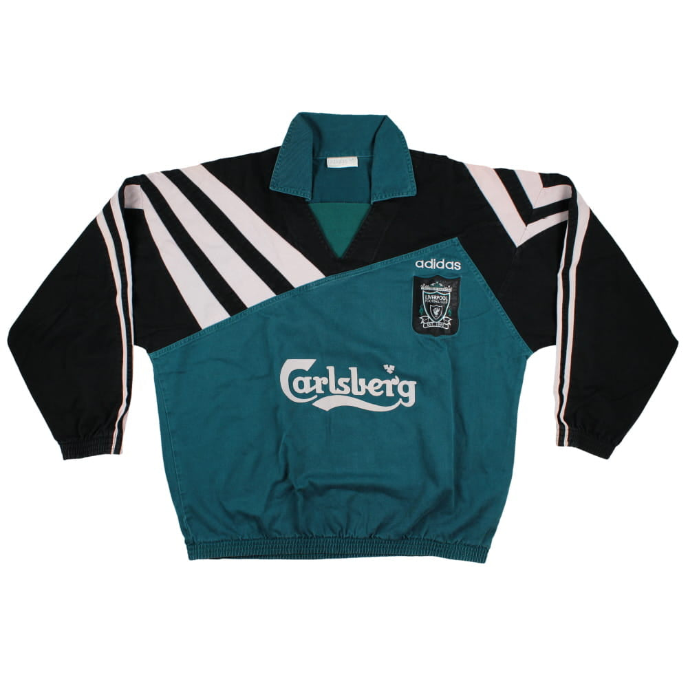 Liverpool 1995-96 Adidas Long Sleeve Training Top (XL) (Excellent