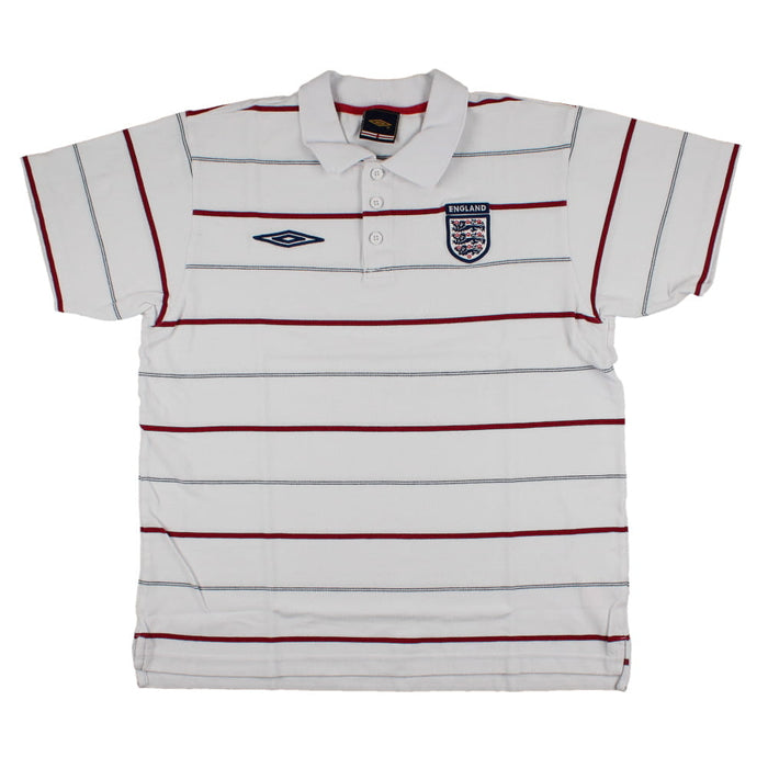 England 2006-2008 Umbro Polo Shirt (L) (Excellent)