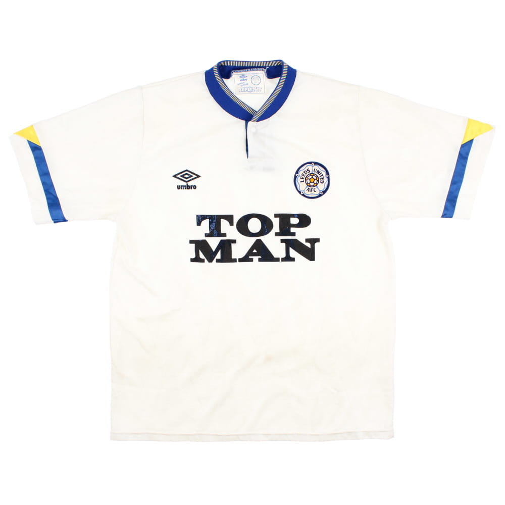 Leeds United 1990-91 Home Shirt (XL) (Excellent)_0