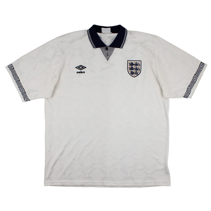 England 1990-92 Home Shirt (L) (Excellent)