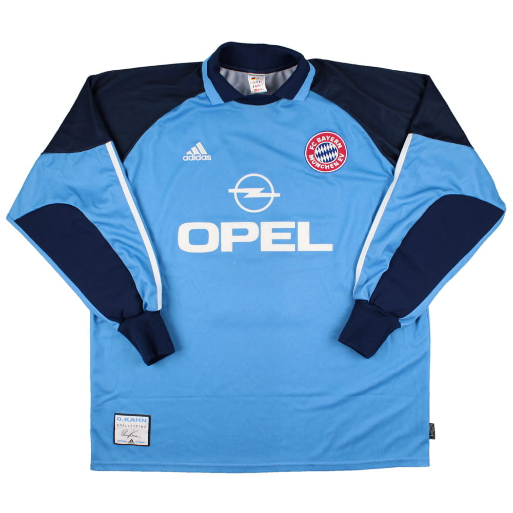 Bayern Munich 2000-01 Long Sleeve Goalkeeper Home Shirt (XL) Kahn