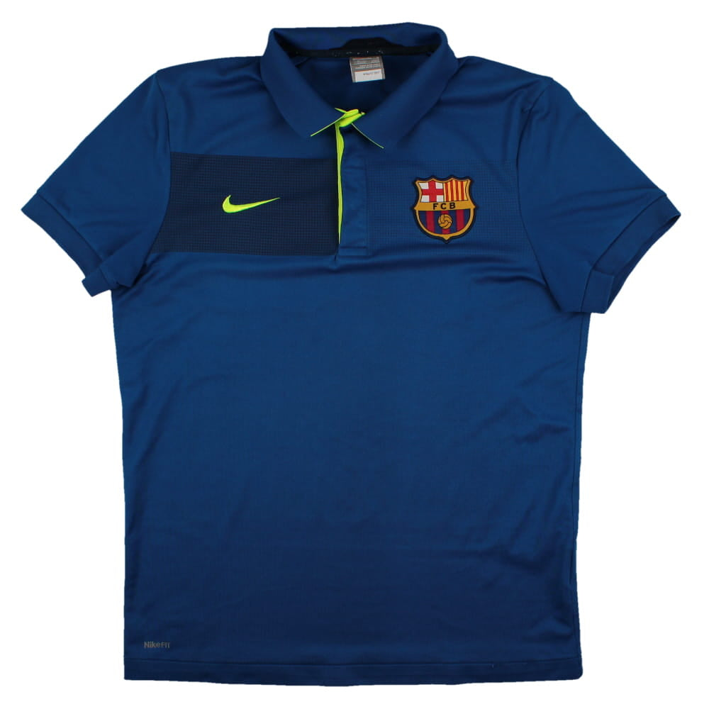 nike fc barcelona polo