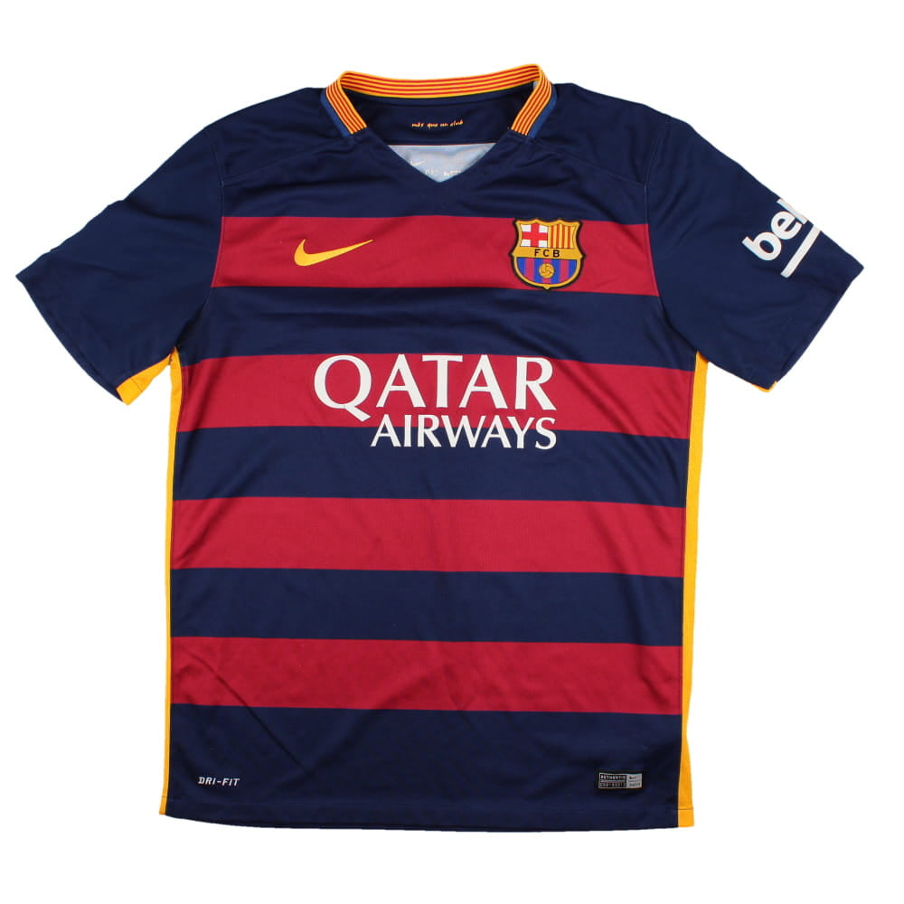 Barcelona 2015-16 Home Shirt (SB) Pique #3 (BNWT) – Classic