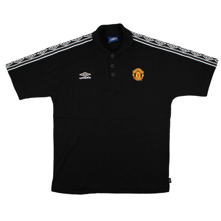 Manchester United 1998 00 Umbro Polo Shirt L Very Good Classic Football Kit