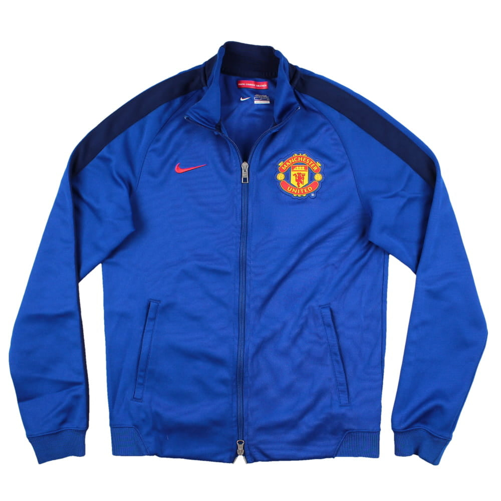 Manchester United 2013-14 Nike Long Sleeve Tracksuit Top (S) (Mint