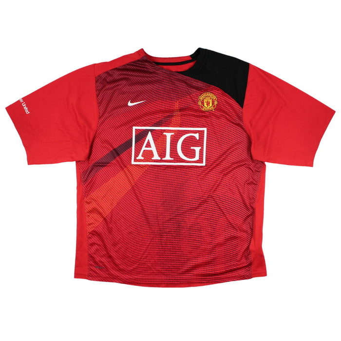 Manchester United 2007-08 Nike Training Shirt (L) (Excellent)