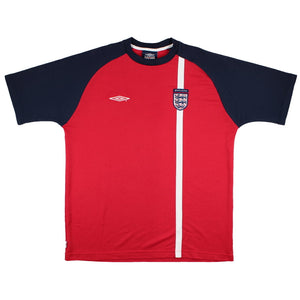 England 2001-03 Umbro Training Shirt (XL) (Excellent) (Beckham 7)_3