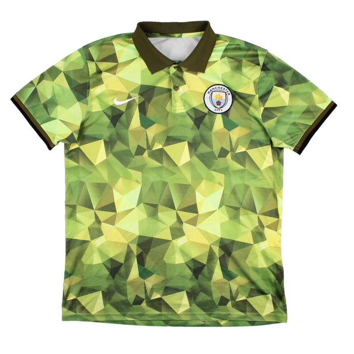 Manchester City 2013-14 Nike Camo Polo Shirt (M) (Very Good)