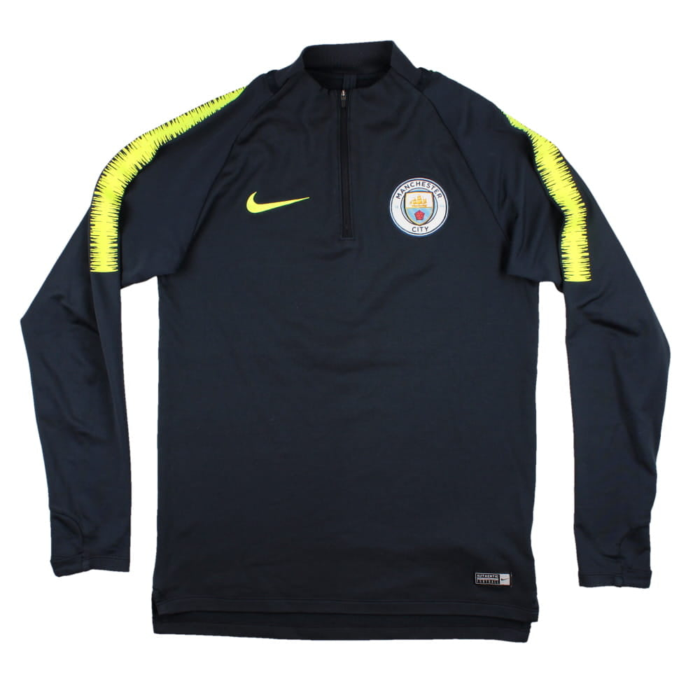 Manchester City 2018-19 Nike Long Sleeve Tracksuit Top (S) (Very