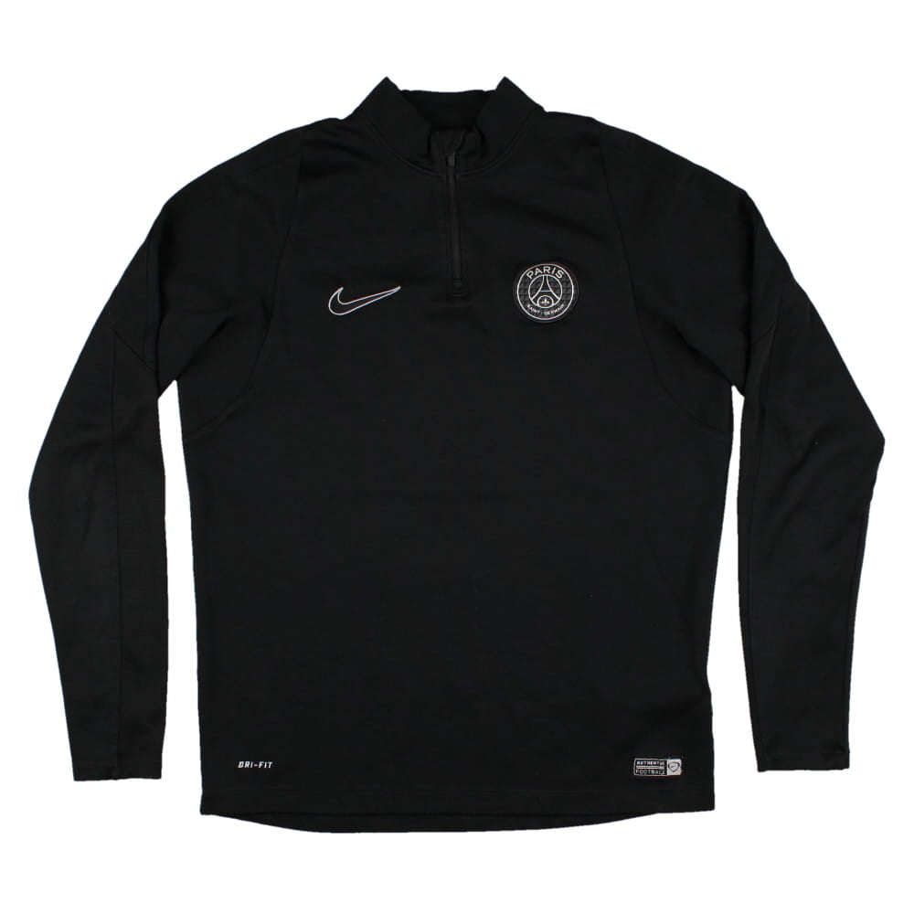 psg training jersey black