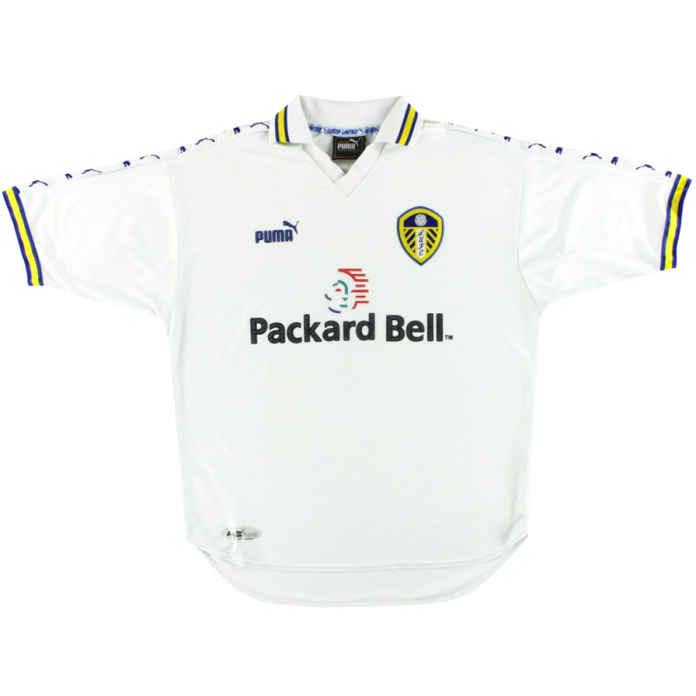 Leeds United 1998-2000 Home Shirt (L) (Excellent) – Classic