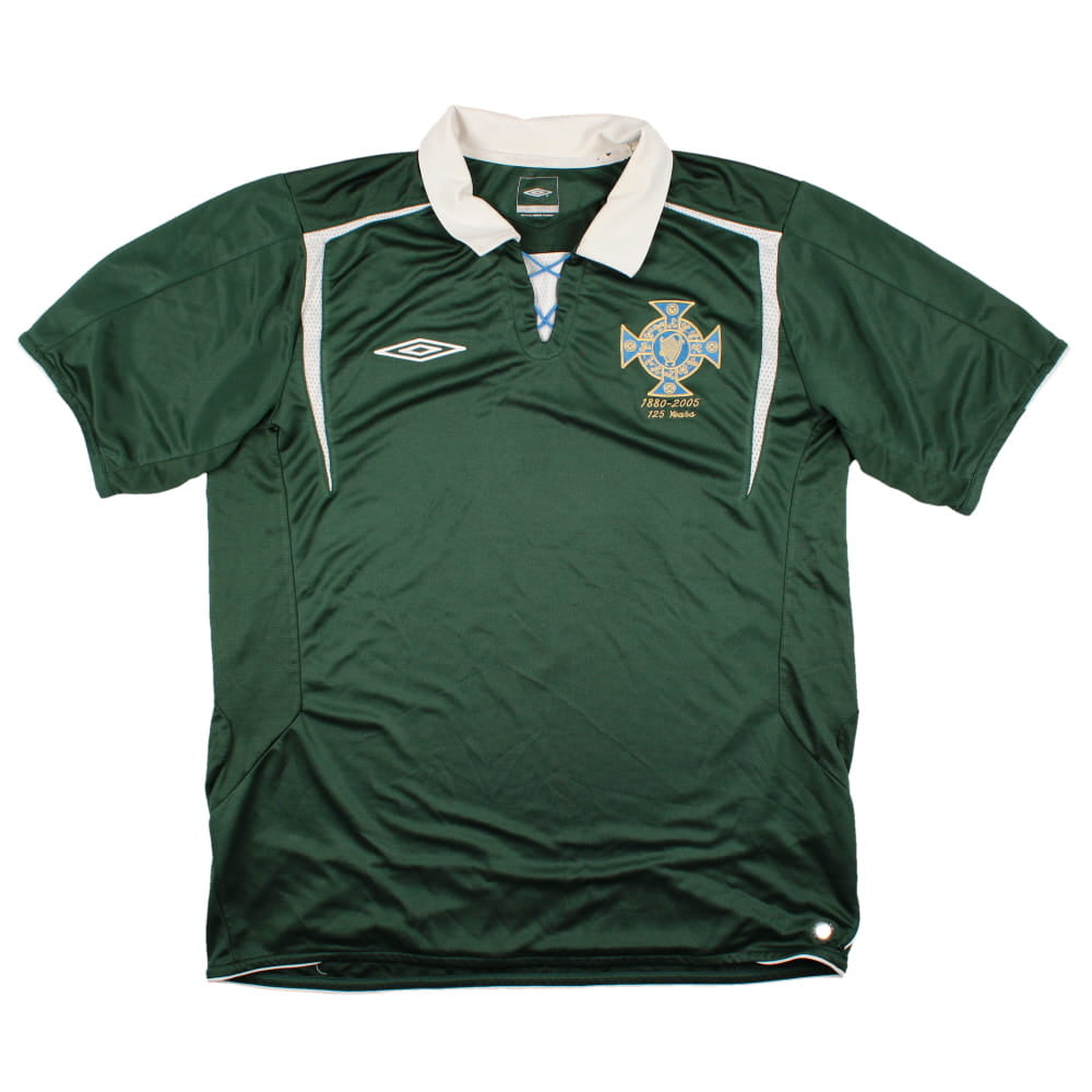 Northern Ireland 2005-06 Home Shirt (XL) (Excellent) – Classic