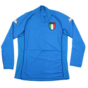 Italy 2002-2003 Home Long Sleeve Shirt (M) (Good) (Totti 10)_2