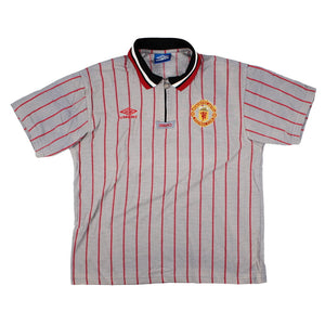 Manchester United 1992-94 Umbro Polo Shirt (L) (Excellent)_0
