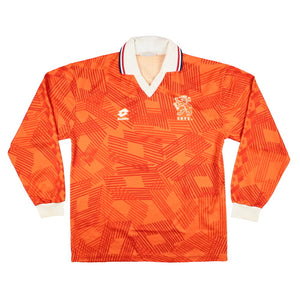 Holland 1992-94 Long Sleeve Home Shirt (#9) (L) (Excellent)_1