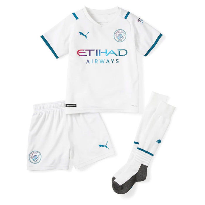 Manchester City 2021-22 Away Mini Kit (3-4y) (BNWT)