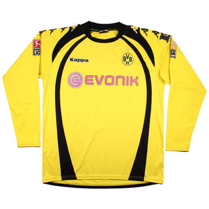 Borussia Dortmund 2009-10 Home Long Sleeve Shirt (Kuba #16) (2XL) (Very Good)_1