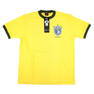 Brazil 1982 Toffs Retro Football Shirt (L) Socrates #8 (Mint)_1