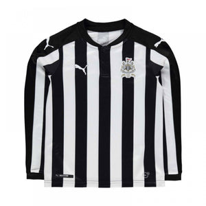Newcastle United 2017-18 Long Sleeve Home Shirt (Sponserless) (L) (Sterry 42) (Very Good)_2