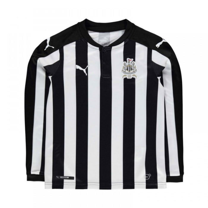 Newcastle United 2017-18 Long Sleeve Home Shirt (Sponserless) (L) (Very Good)