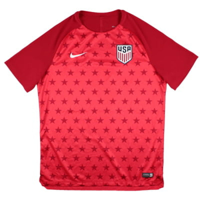 USA 2018-2019 Nike Pre-Match Shirt (S) (Excellent)